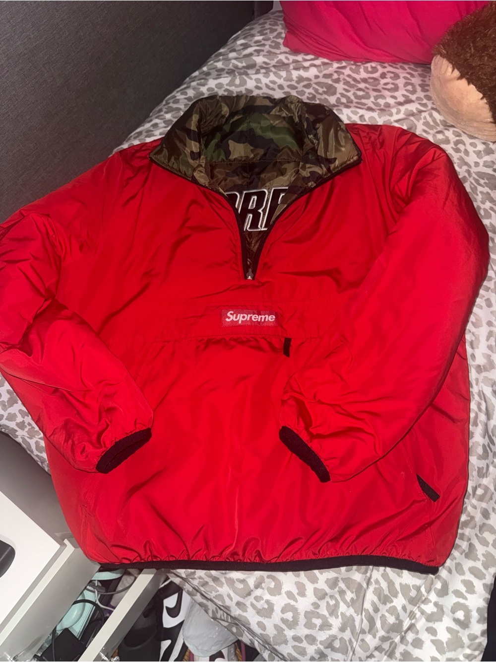 Supreme Reversible Pullover Puffer FW15